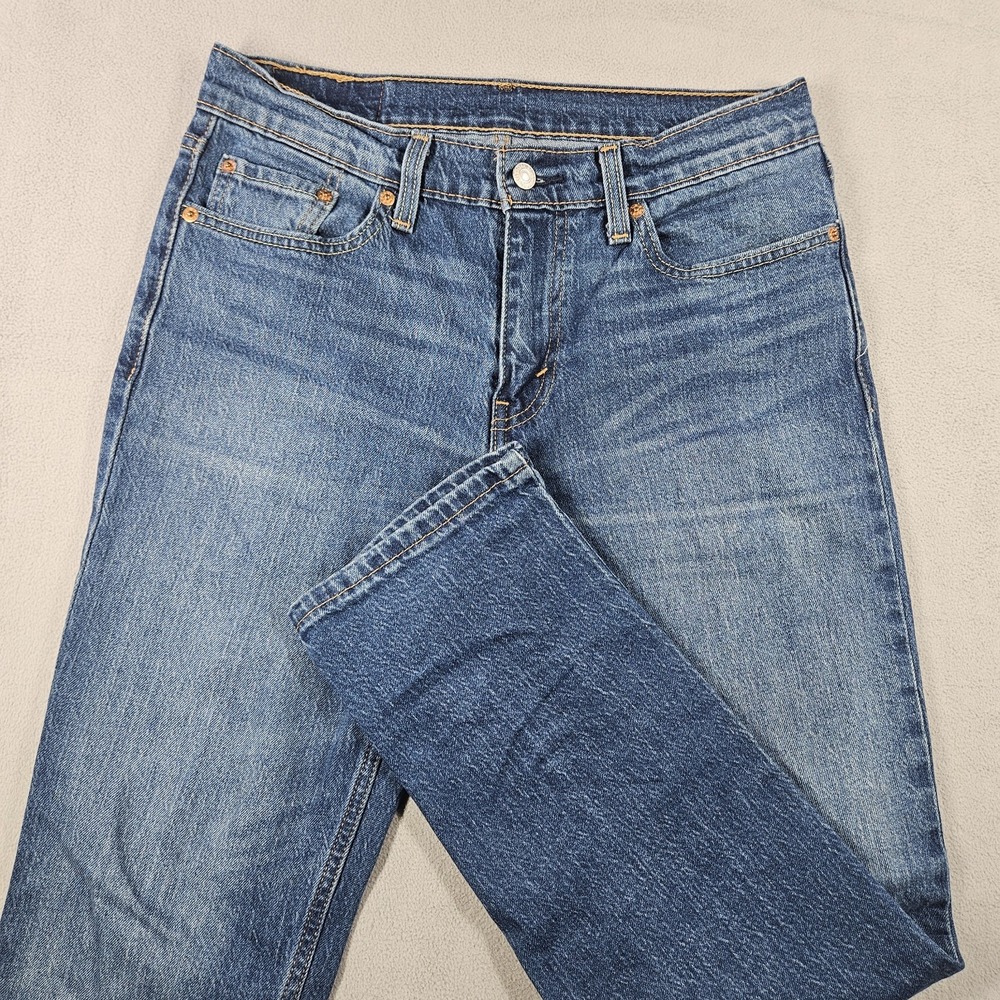 Levis 511 Jeans Mens 30x28* Slim Fit Stretch Denim Whiskering Everyday Skater